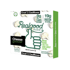 REAL GOOD FOODS: Crust Cauliflower Cheese, 17 oz