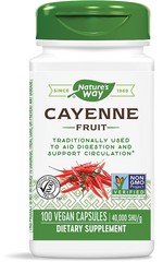NATURES WAY: Cayenne Pepper 40,000 SHU/g, 100 vc