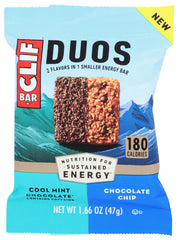 CLIF: Bar Duo Cool Mint Chocolate Chip, 1.66 oz