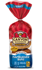 CANYON BAKEHOUSE: Hamburger Buns Gluten Free, 12 oz