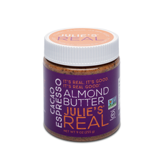 JULIES REAL: Cacao Espresso Almond Butter, 9 oz
