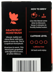 CHOICE TEA: Tea Herbal Grapefruit Honeybush, 16 bg