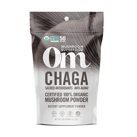 OM ORGANIC MUSHROOM NUTRITION: Chaga The Mushroom of Youth, 100 gm