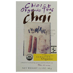 CHOICE TEA: Chai Tea, 2.1 oz