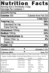 REAL GOOD FOODS: Entree Cheese Enchilada, 4.7 oz