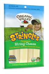 ORGANIC VALLEY: Stringles Organic String Cheese 6 Sticks, 6 oz