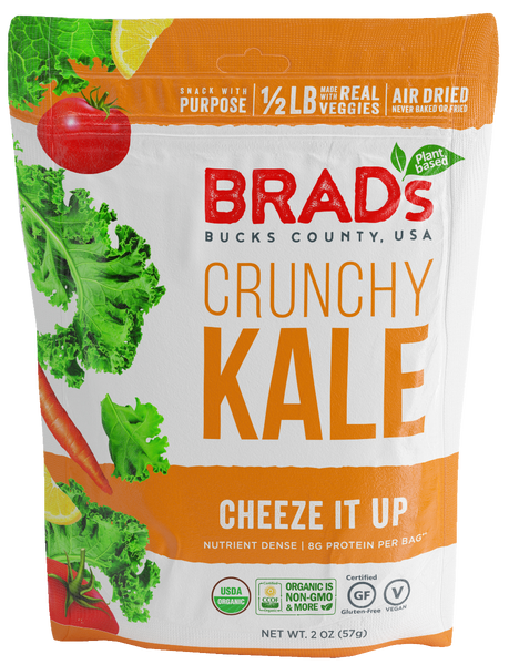 BRADS PLANT BASED: Crunchy Kale Cheeze It Up, 2 oz