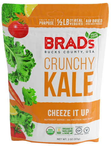 BRADS PLANT BASED: Crunchy Kale Cheeze It Up, 2 oz