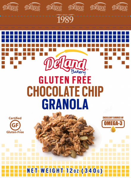 DELAND: Gluten Free Chocolate Chip Granola, 12 oz