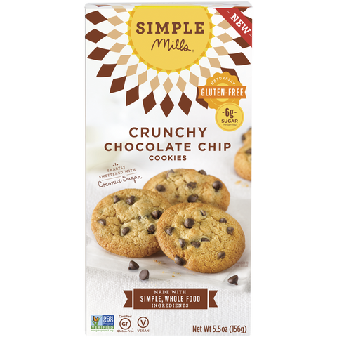 SIMPLE MILLS: COOKIES CRNCHY CHOC CHIP (5.500 OZ)