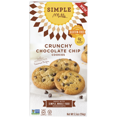 SIMPLE MILLS: COOKIES CRNCHY CHOC CHIP (5.500 OZ)