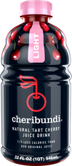 CHERIBUNDI: Light Natural Tart Cherry Juice, 32 fo