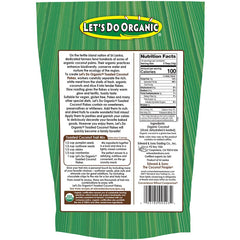 LETS DO ORGANICS: 100% Organic Unsweetened Toasted Coconut Flakes, 7 oz