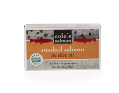 COLES: Salmon Smoked In Olive Oil, 3.2 oz