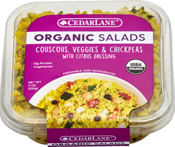 CEDARLANE FRESH: Couscous Veggies & Chickpeas Salad, 9 oz