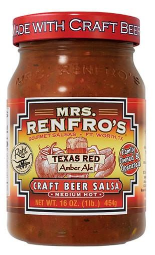 MRS RENFROS: Salsa Texas Red Craft Beer, 16 oz
