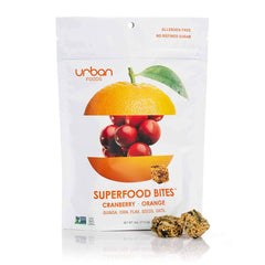 URBAN FOODS: Cranberry Orange Superfood Bites, 4 oz