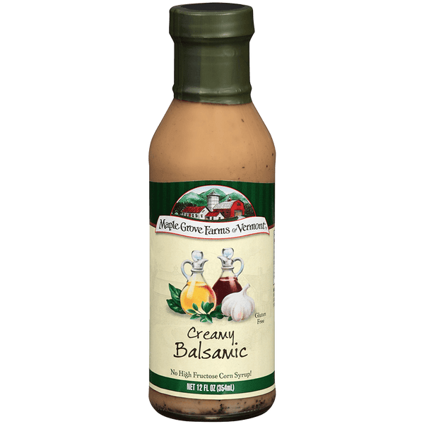 MAPLE GROVE: Creamy Balsamic Dressing, 12 oz