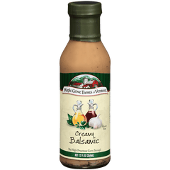 MAPLE GROVE: Creamy Balsamic Dressing, 12 oz