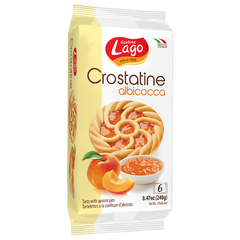 GASTONE LAGO: Crostatine Apricot Jam, 8.47 oz