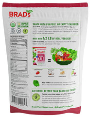 BRADS PLANT BASED: Crunchy Fruit Kale Strawberry Beet Chips, 2 oz