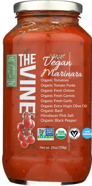 THE VINE: Marinara  Vegan Organic, 25 oz