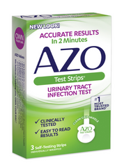 AZO: Urinary Infection Test Strips, 3 pc