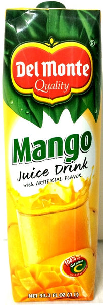 DEL MONTE: Mango Juice Drink, 33.3 oz