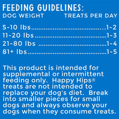 HAPPY HIPS: Dog Treat Duck Grilled Strips, 4 oz
