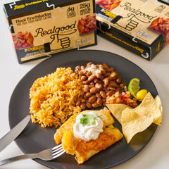 REAL GOOD FOODS: Entree Cheese Enchilada, 4.7 oz