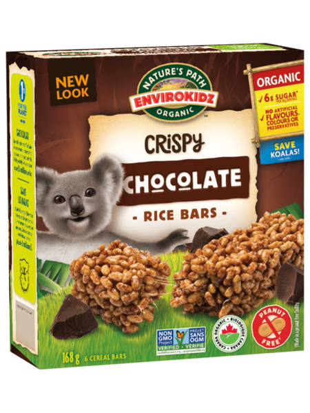 NATURES PATH: Envirokidz Organic Crispy Chocolate Rice Bars, 6 oz