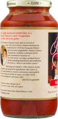 PATSYS: Sauce Marinara, 24 oz