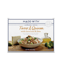 MADE WITH: Farro & Quinoa with Broccoli & Feta Entree, 9 oz