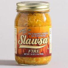 SLAWSA: Topping Gourmet Fire Habanero, 16 oz