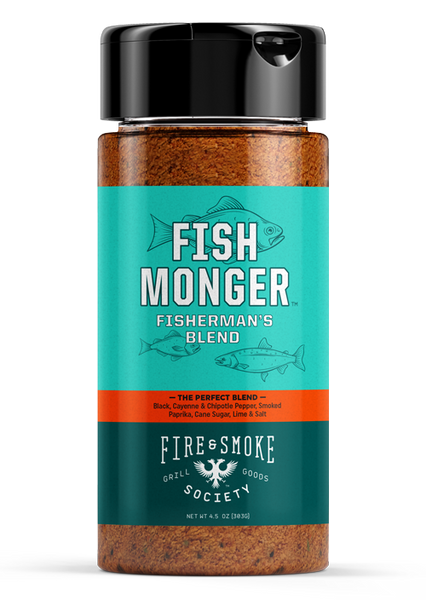 FIRE AND SMOKE: Seasoning Fish Monger, 16 oz