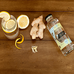 SWAY WATER: Water Lemon Ginger, 12 fo