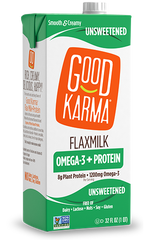 GOOD KARMA: Flax Milk Protein Unsweetened, 32 fo
