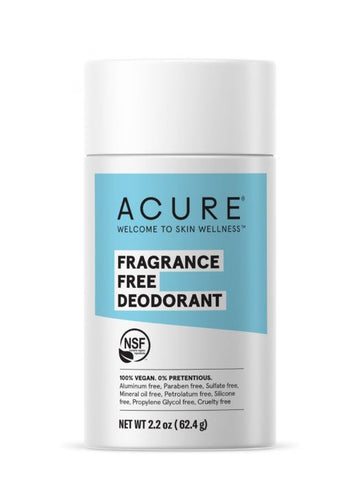 ACURE: Deodorant Fragrance Free, 2.2 oz