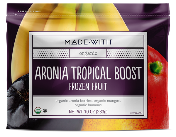 MADE WITH: Aronia Tropical Boost fruits, 10 oz