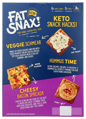 FAT SNAX: Crackers Everything, 4.25 oz
