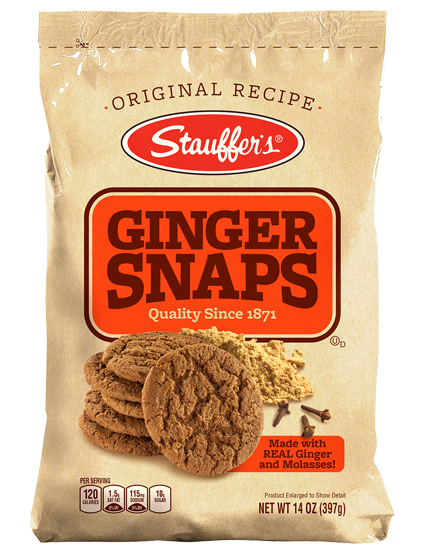 STAUFFER: Cookie Ginger Snap Original, 14 oz