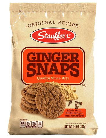 STAUFFER: Cookie Ginger Snap Original, 14 oz