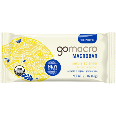 GOMACRO: Bar Lemon Lemon Org, 2.3 oz