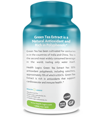 HEALTH LOGICS: Green Tea Extract Capsules, 60 cp