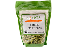 KINGS PRIVATE LABEL: Organic Green Split Peas, 16 oz