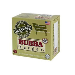 BUBBA BURGER: Grass Fed Burger 4 pk, 1 lb