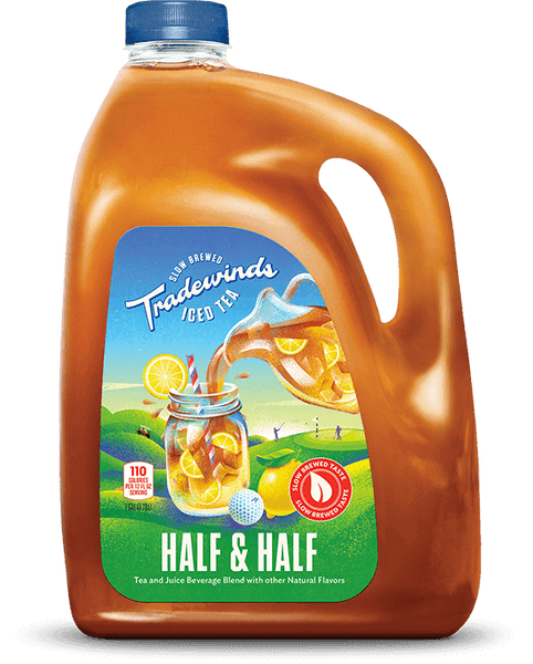 TRADEWINDS TEA HOUSE: Lemonade Tea Half And Half, 128 fo