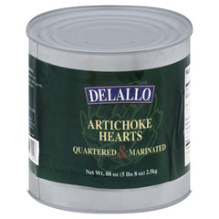 DELALLO: Marinated Artichoke  Quartered, 5.5 lb