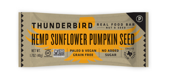 THUNDERBIRD ENERGETICA: Bar Hemp Sunflower Pumpkin Seed, 1.7 oz