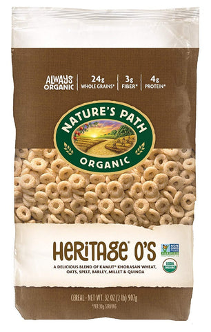 NATURES PATH: Heritage O's Cereal Organic, 32 oz